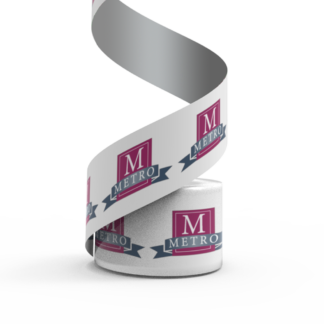 Metro Package Printing allows you to Design and Print Custom Shape Roll Labels.